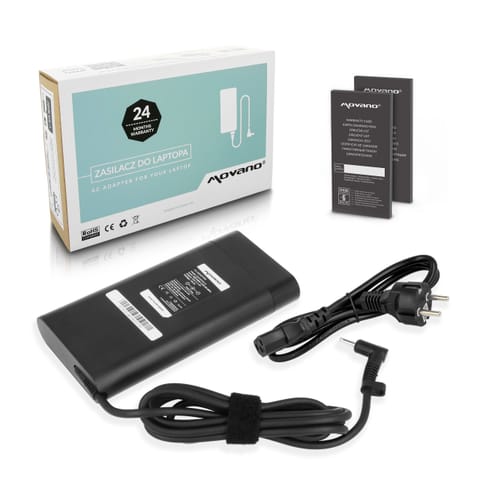 ⁨Zasilacz Movano 20v 14a (4.5x3.0 pin) 280W do HP⁩ w sklepie Wasserman.eu