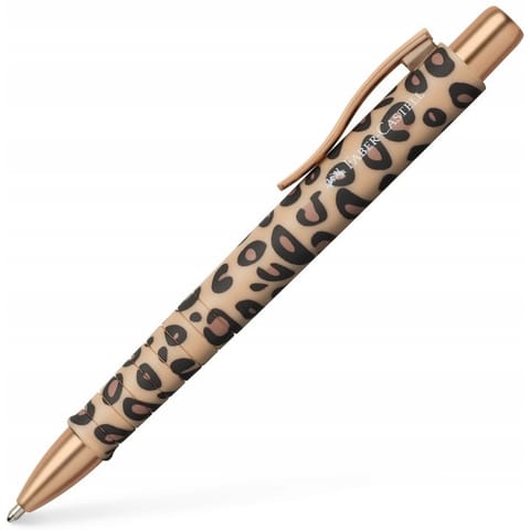 ⁨Długopis automatyczny POLY BALL LEO edition NATURAL INSTINCTS grubość XB wkład niebieski 241182 Faber-Castell⁩ w sklepie Wasserman.eu