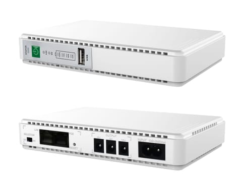 ⁨Zasilacz awaryjny Volt Polska MINI UPS DC 5/9/12V 8800mAh do routera / POE⁩ w sklepie Wasserman.eu