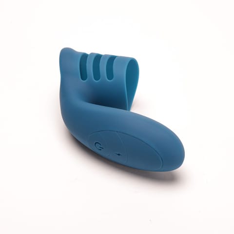 ⁨Pierścień Wibrujący Ładowany Usb Niebieski⁩ w sklepie Wasserman.eu