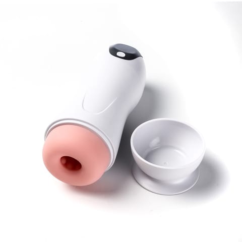 ⁨Masturbator Z Wibracją Wagina Cyberskóra Ładowany Usb Biały⁩ w sklepie Wasserman.eu