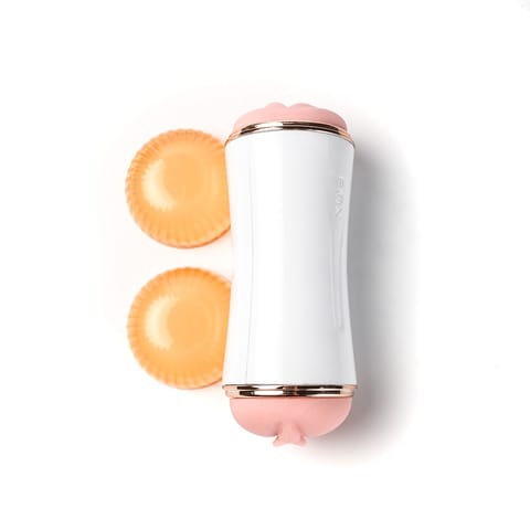 ⁨Masturbator Z Wibracją Dwustronny Wagina Anus  Cyberskóra Ładowany Usb Biały⁩ w sklepie Wasserman.eu