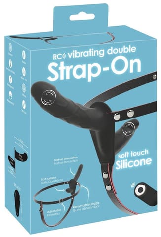 ⁨RC Vibrating Double Strap-On⁩ w sklepie Wasserman.eu