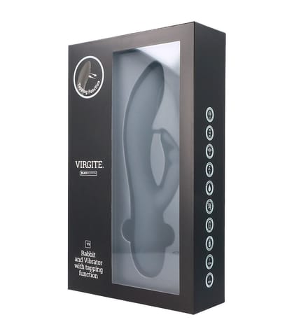 ⁨V9 BLACK RECHARGEABLE TAPPING VIBRATOR⁩ w sklepie Wasserman.eu