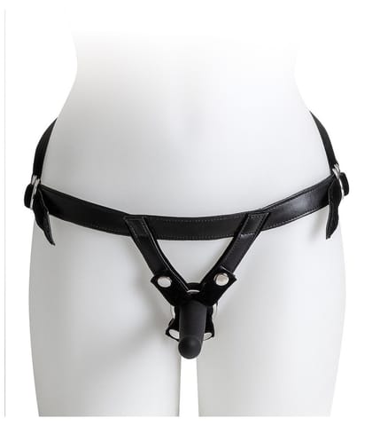 HARNESS WITH BLACK DILDO SIZE S w sklepie Wasserman.eu