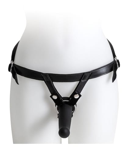 HARNESS WITH BLACK DILDO SIZE L w sklepie Wasserman.eu