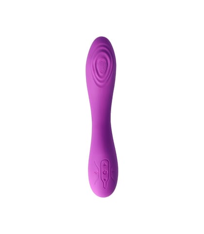 ⁨RECHARGEABLE TAPPING VIBRATOR V8 PURPLE⁩ w sklepie Wasserman.eu