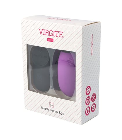 G6 RECHARGEABLE PURPLE VIBRATING EGG w sklepie Wasserman.eu