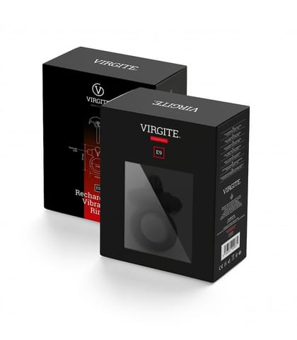 ⁨E9 BLACK RECHARGEABLE VIBRATING RING⁩ w sklepie Wasserman.eu