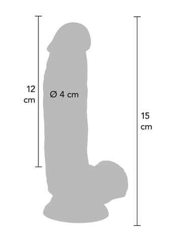 ⁨Dildo 6 inch with Balls⁩ w sklepie Wasserman.eu