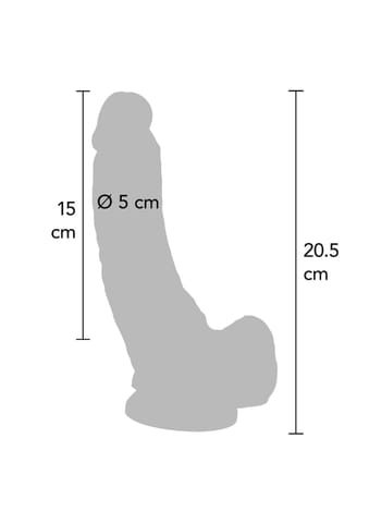 ⁨Dildo 8 inch with Balls⁩ w sklepie Wasserman.eu