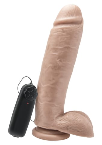 ⁨Dildo 10  Inch with Balls Vibrator⁩ w sklepie Wasserman.eu