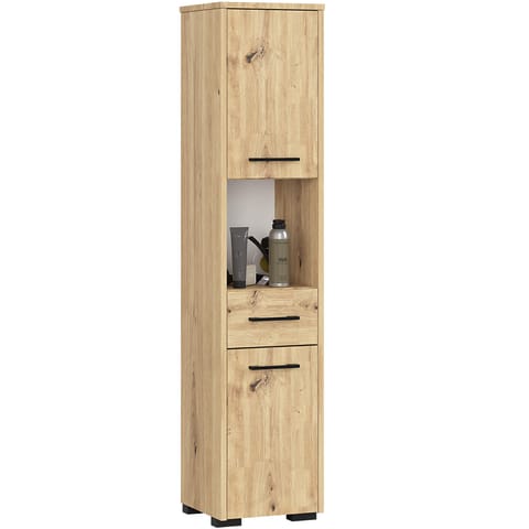 ⁨REGAŁ ŁAZIENKA FIN SŁUPEK 30 2D 1SZ 1W 140cm PK ARTISAN⁩ w sklepie Wasserman.eu