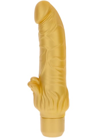 ⁨ToyJoy Get Real Gold Dicker Stim Vibrator 22 cm⁩ w sklepie Wasserman.eu