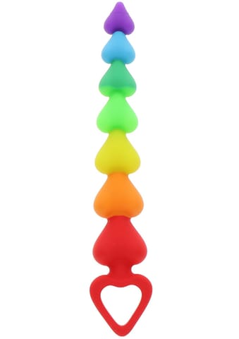 ToyJoy Anal Play Rainbow Heart Beads w sklepie Wasserman.eu