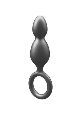 ⁨ToyJoy Buttocks The Plugger 2-Balls Metallic Silicone Plug⁩ w sklepie Wasserman.eu
