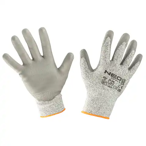 ⁨PU coated anti-cut gloves, 4X43D, size 8⁩ at Wasserman.eu
