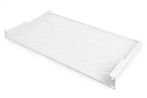 ⁨Digitus | Fixed Shelf for Racks | DN-97609 | White | The shelves for fixed mounting can be installed easy on the two front 483 m⁩ w sklepie Wasserman.eu