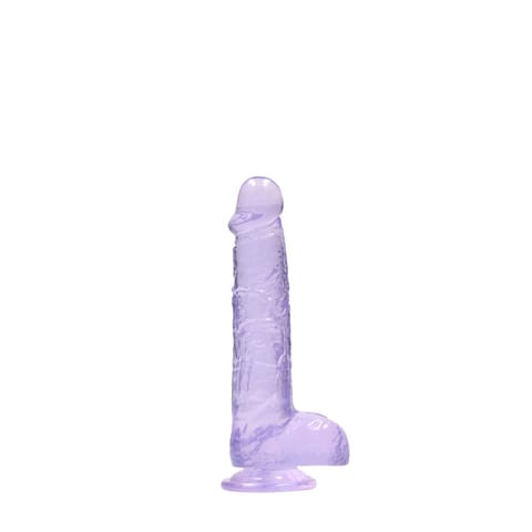⁨RealRock Crystal Clear 17 cm model anatomiczny z mocną przyssawką⁩ w sklepie Wasserman.eu