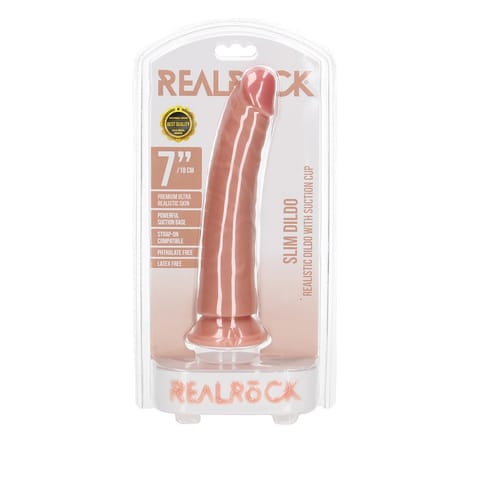 ⁨RealRock Model Slim 18 cm z przyssawką - anatomiczny kształt⁩ w sklepie Wasserman.eu