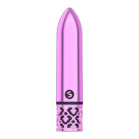 ⁨Shots Royal Gems Glamor - kompaktowy wibrator z akumulatorem, złoty⁩ w sklepie Wasserman.eu