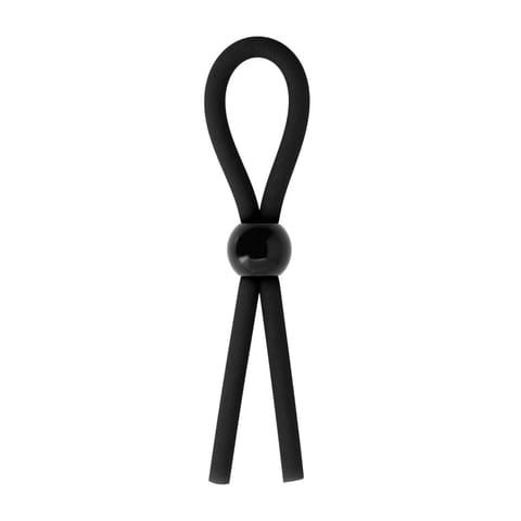 ⁨Shots Toys Adjustable Silicone System - czarny, elastyczny pierścień⁩ w sklepie Wasserman.eu