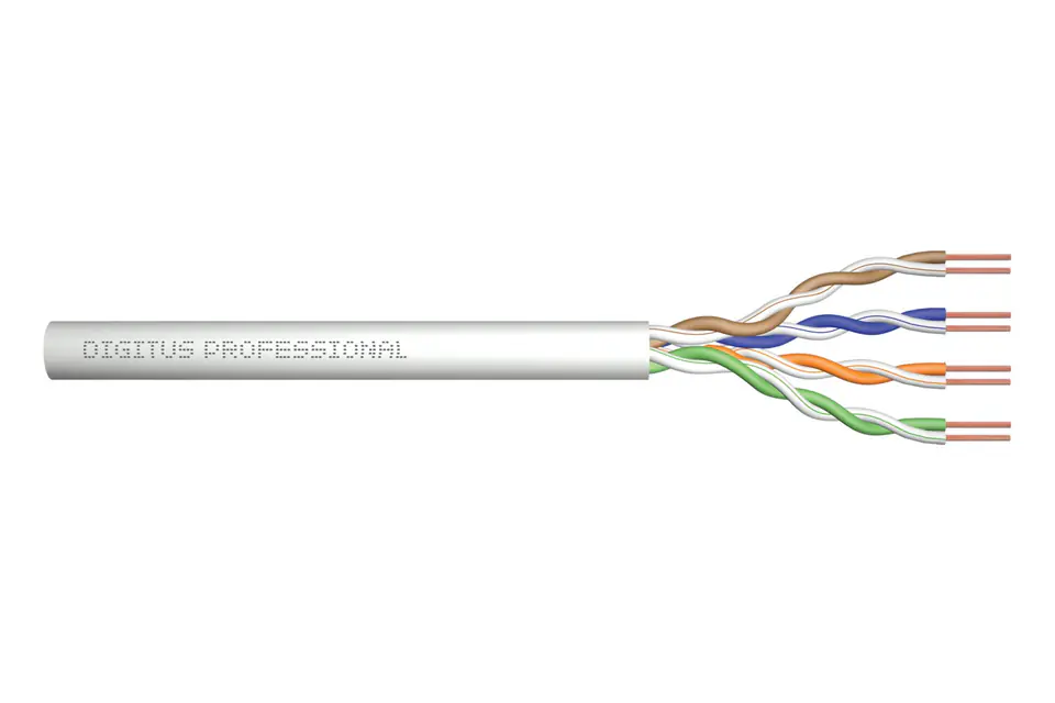 ⁨Digitus | CAT 5e | Kabel luzem | Skrętka nieekranowana (UTP) | Szary | 305 m⁩ w sklepie Wasserman.eu