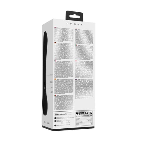 ⁨Vive Ombra - Wibrujący masażer z elastycznym przegubem, fioletowy⁩ w sklepie Wasserman.eu