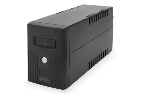 ⁨Digitus Line-Interactive UPS DN-170063, 600VA, 360W, 1x 12V/7Ah battery, 2x CEE 7/7 outlet, 2x RJ-11, 1x USB 2.0 type B, LED, Si⁩ w sklepie Wasserman.eu