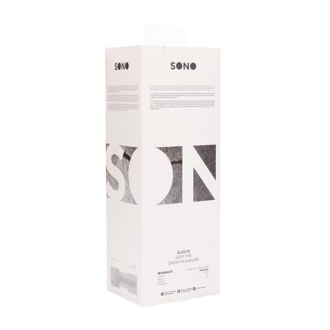 ⁨Shots No.21 Przedłużacz anatomiczny TPE czarny/szary/przezroczysty⁩ w sklepie Wasserman.eu