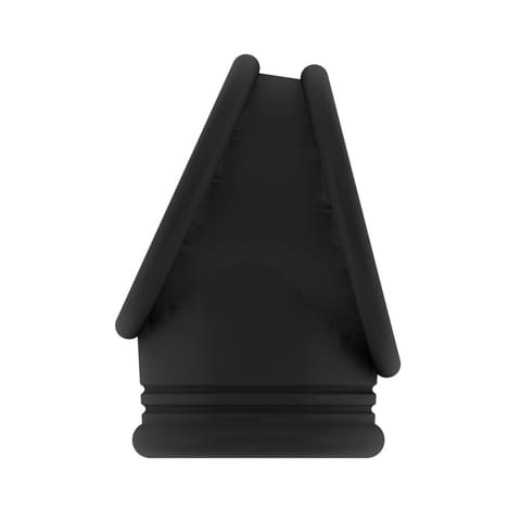 ⁨Shots Pierścień intymny z kulkowym paskiem No.48 czarny TPE⁩ w sklepie Wasserman.eu