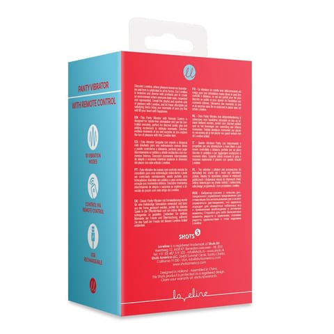⁨Panty Vibrator with Remote Control - Brighto Red⁩ w sklepie Wasserman.eu