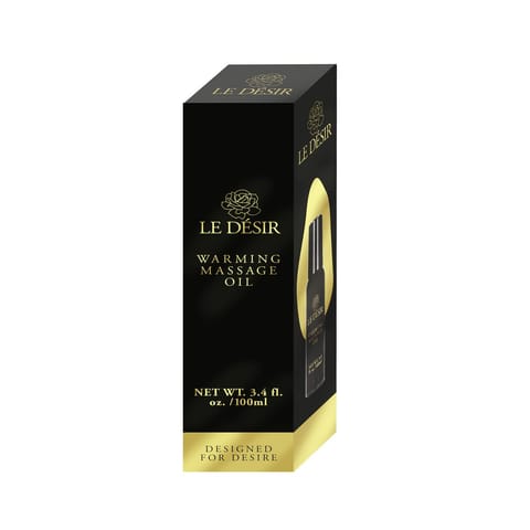 ⁨Le Desir Olejek do masażu rozgrzewający 100 ml, efekt cieplny⁩ w sklepie Wasserman.eu