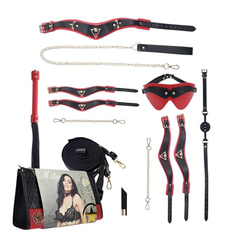 Milan Collection - Kit with Bag - Black/Red w sklepie Wasserman.eu
