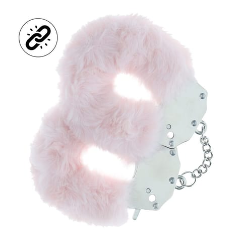Heavy-duty Fluffy Handcuffs - Powder Pink w sklepie Wasserman.eu