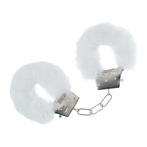 Classic Fluffy Handcuffs - White w sklepie Wasserman.eu