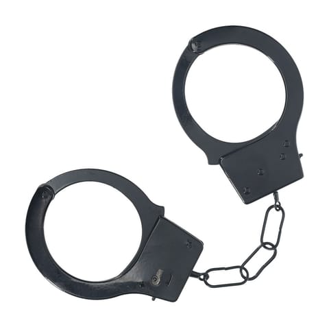 Classic Metal Handcuffs - Black w sklepie Wasserman.eu