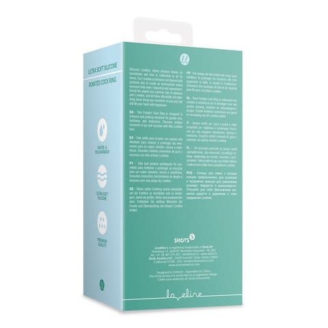 ⁨Loveline Blue Grass - silikonowy pierścień intymny z funkcją wibracji⁩ w sklepie Wasserman.eu