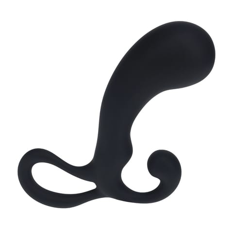 ⁨Bulb with Loop Silicone Prostate Massager - S - Black⁩ w sklepie Wasserman.eu