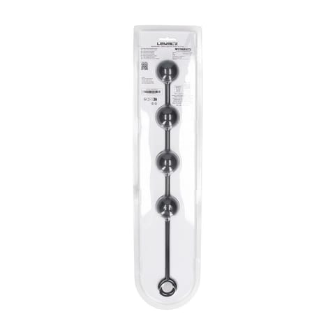Round Silicone Anal Balls - L - 40mm - Black w sklepie Wasserman.eu
