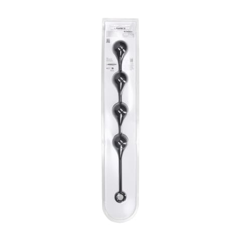 Silicone Waterdrop Anal Balls - XL - 50mm - Black w sklepie Wasserman.eu