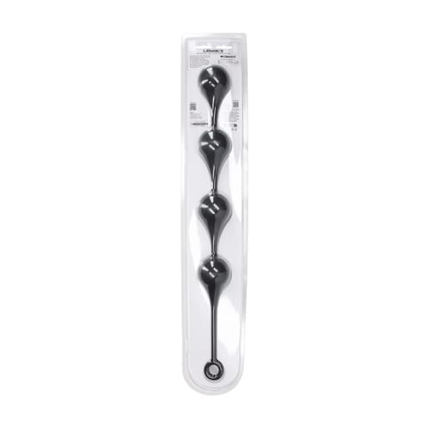 Silicone Waterdrop Anal Balls - XXL - 60mm - Black w sklepie Wasserman.eu
