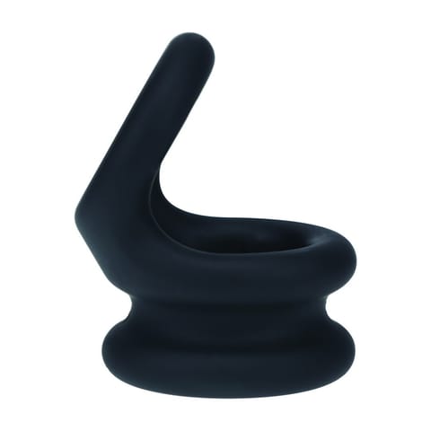 Wide Double O Silicone Cockring - S - Black w sklepie Wasserman.eu