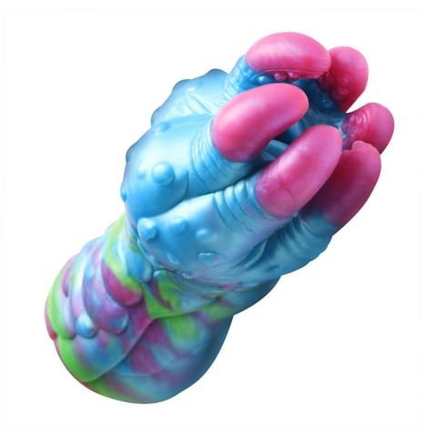 ⁨XR Brands Asstra silikonowa maszyna intymna niebiesko-fioletowa 18 cm⁩ w sklepie Wasserman.eu