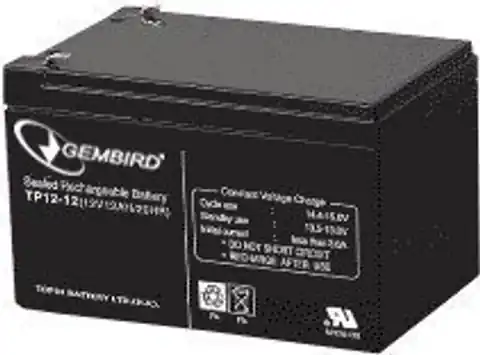 ⁨EnerGenie Rechargeable battery 12 V 12 AH for UPS⁩ w sklepie Wasserman.eu