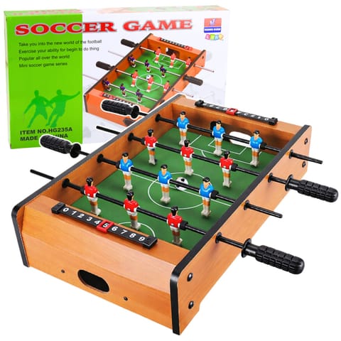 ⁨Gra Zręcznościowa Sportowa Piłkarzyki Stołowe Dla Dzieci Stół 51 x 31 cm⁩ w sklepie Wasserman.eu