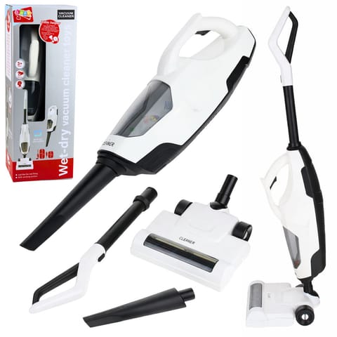 ⁨Odkurzacz Dla Dzieci Zabawkowy Pionowy Ręczny 2w1 Funkcja Ssania Dźwięki⁩ w sklepie Wasserman.eu