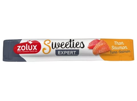⁨Zolux Sweeties Kremowy przysmak dla kota - tuńczyk i łosoś 14g⁩ w sklepie Wasserman.eu