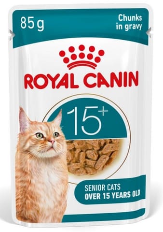 ⁨Royal Canin Ageing +15 karma mokra dla kotów dojrzałych w sosie saszetka 85g⁩ w sklepie Wasserman.eu