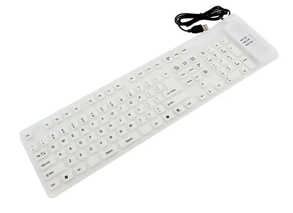 AK136A Silicone keyboard white at Wasserman.eu